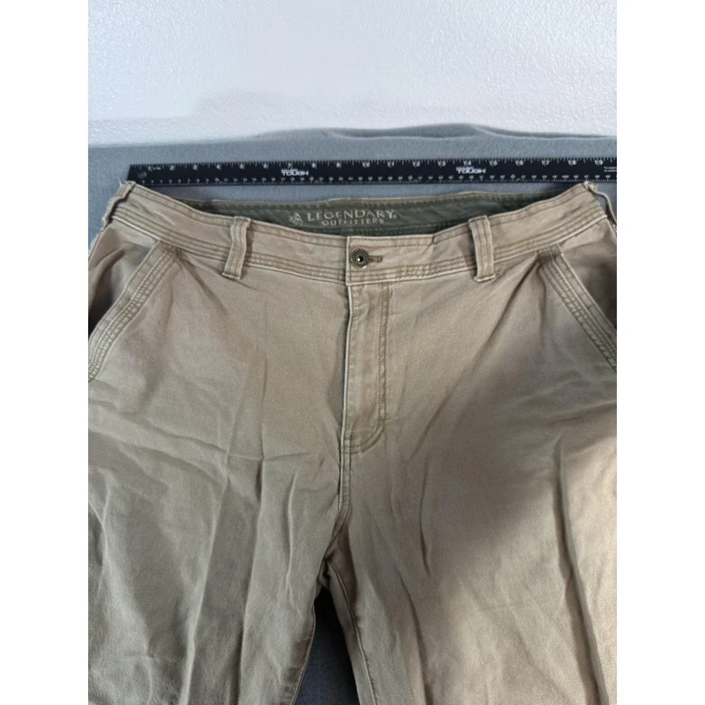 Legendary Outfitters Pants Mens 38x34 Beige Relaxed Fit Carpenter Workwear